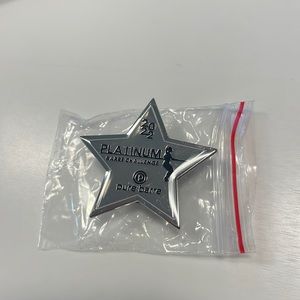 Platinum Barre Challenge Finisher Pin - pure barre